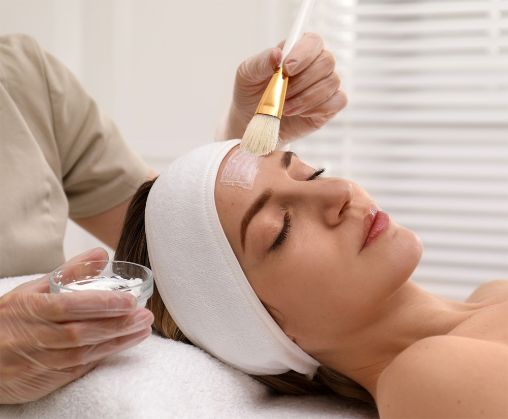 Chemical peel treatment at Youth Skin Rx, promoting skin rejuvenation and exfoliation for a refreshed complexion.