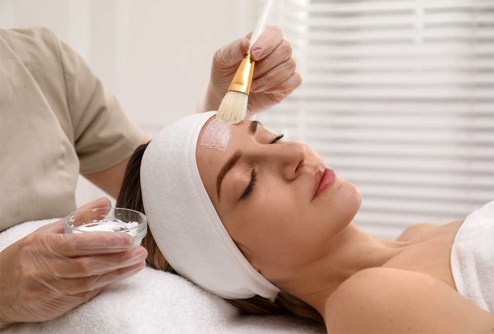 Chemical peel treatment at Youth Skin Rx, offering skin exfoliation and rejuvenation for a fresh complexion.